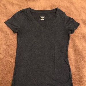 Navy V-neck shirt
